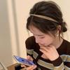 Headband Hair Hoop Korean Style Headwear Thin Hair Band Female Hair Accessories PU Leather Headband