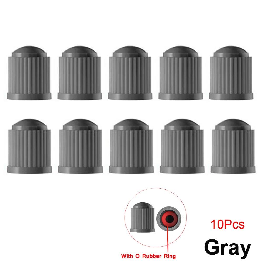 10-100Pcs Tire Valve Caps Plastic Car Tire Stem Dust Covers Universal Valve Caps For Cars Bicycle Trucks Motorcycles Valve Stems 1