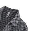 Men's Vintage Herringbone Shirt Jacket Striped Long Sleeve Collared Overshirt for Fall