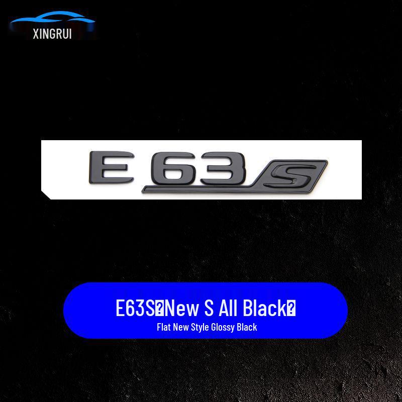 Mercedes E63S/C63S V8 Biturbo 4MATIC+ AMG Black Warrior Tail Badge Emblem Sticker
