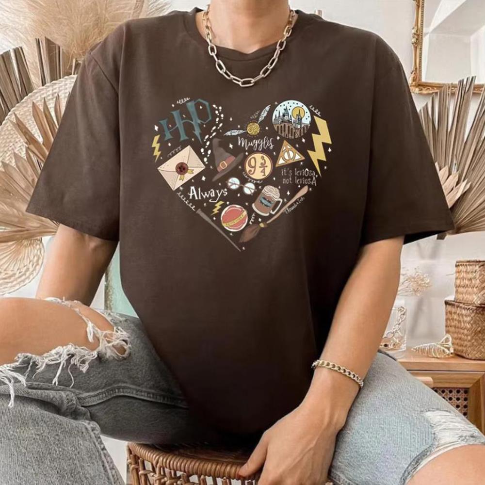 Magic Movie Inspired Shirt Wizard School Home Castle T-Shirt 9 3/4 Always Wizarding World Tees Matching Universal Trip Tshirt