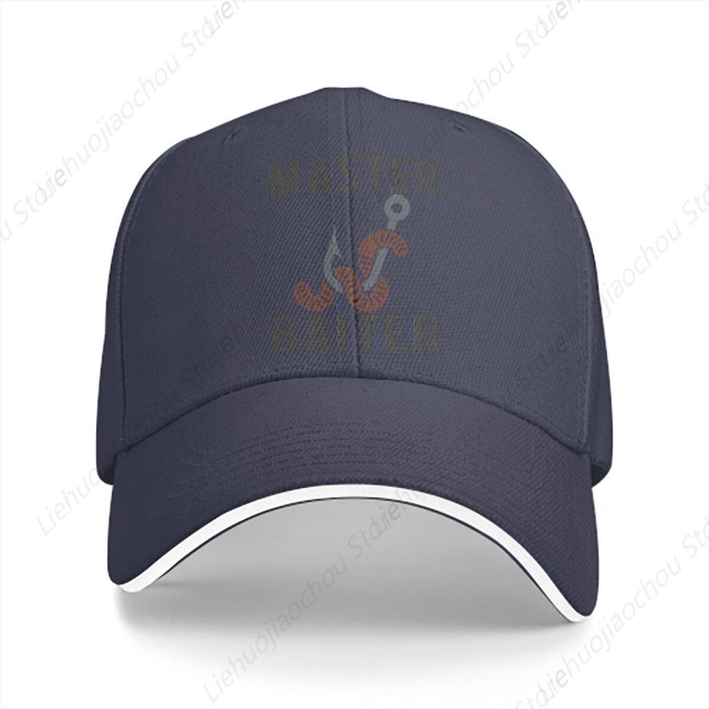 Master Baiter Funny FisherUnisex Classic Baseball Cap Unisex Hats Visor Protection Snapback  Gifts Caps