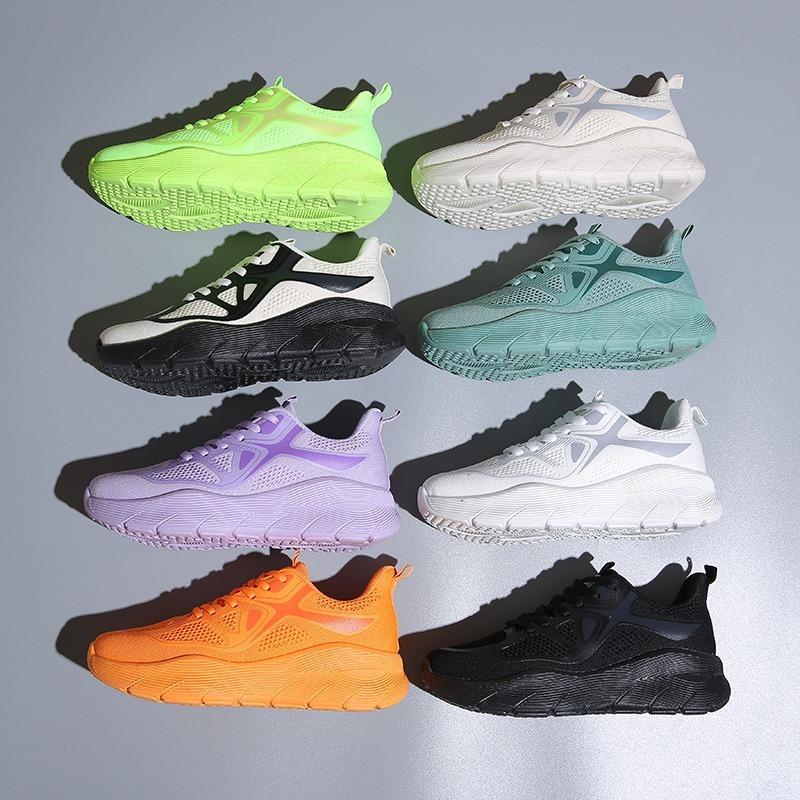 

Versatile Breathable Sports Shoes Running Shoes Men s and Women s Shoes 35 зелёный