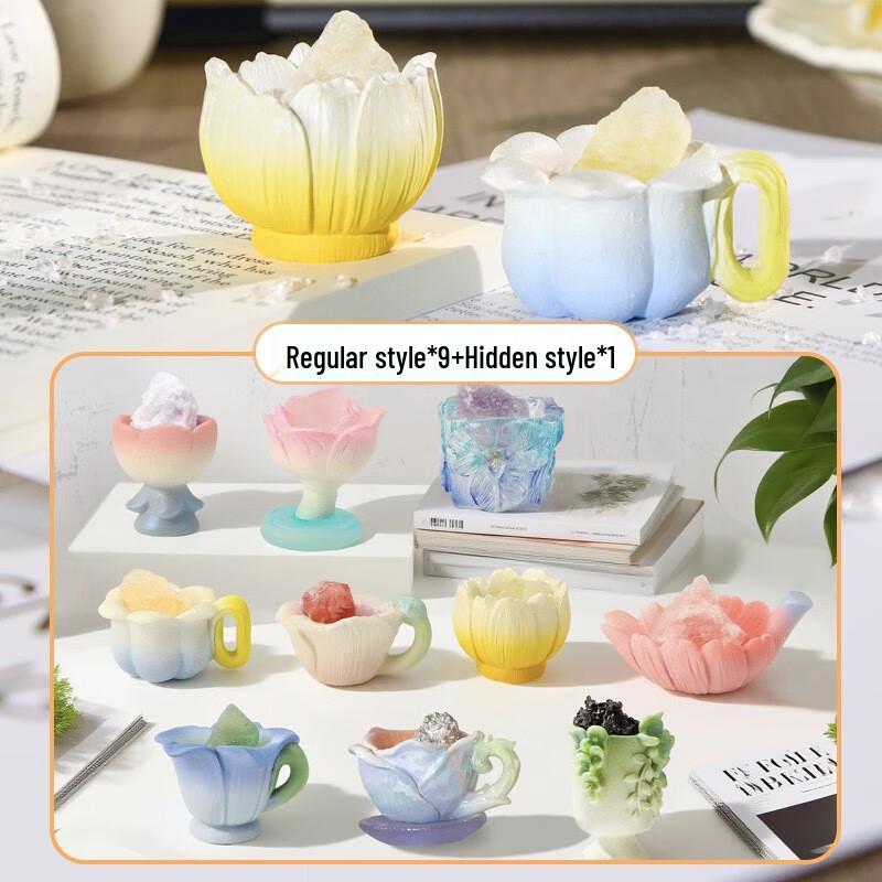 

Ruijie Cute Cat Crystal Blind Box - Bathed in Flowers Full Set