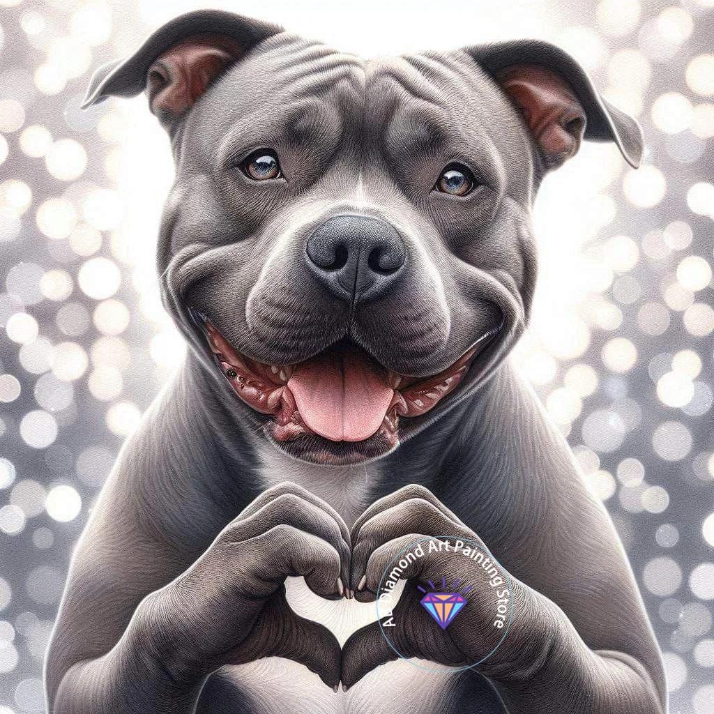 Cute French Bulldog Animal Diamond Painting Kit 5D DIY Dog Diamond Embroidery Cross Embroidery Handmade Art Gift Home Decoration