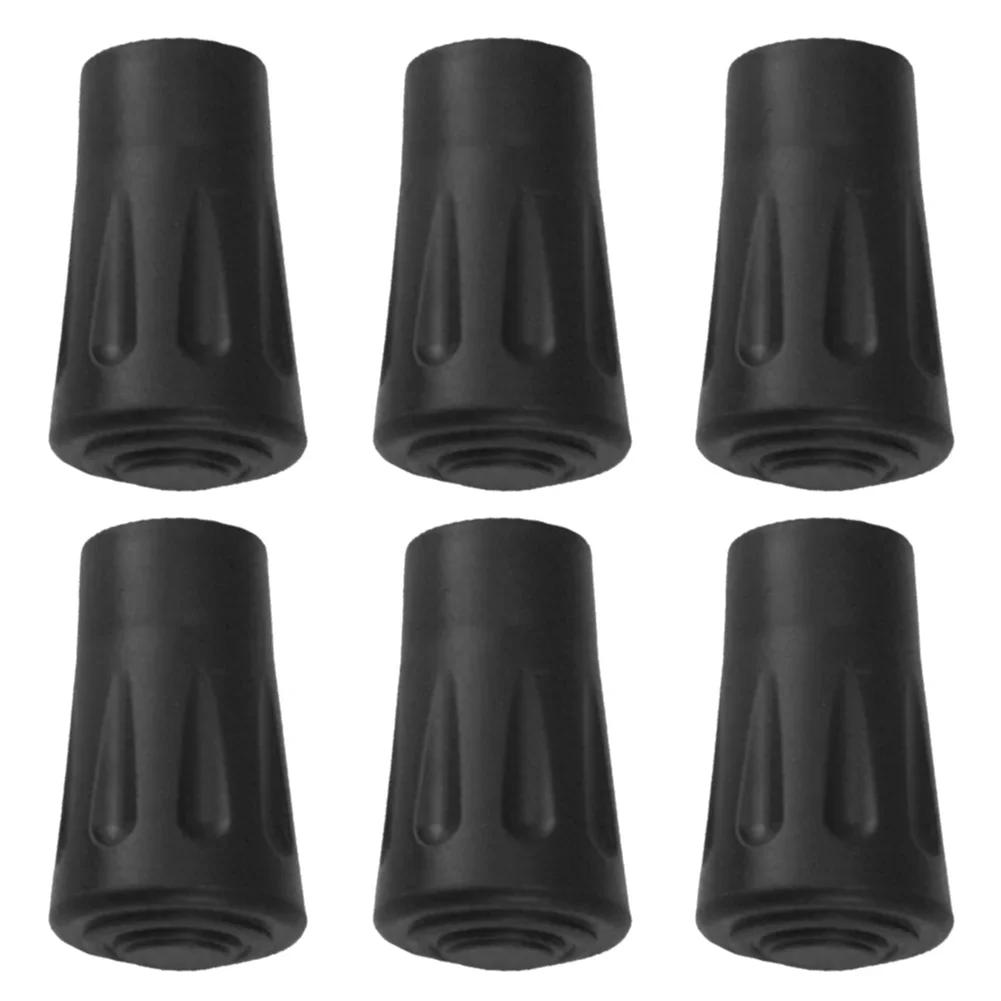Bâtons de randonnée antidérapants, capuchon de protection, pointe de canne de marche coussinets inférieurs lescalade 6/12 pièces