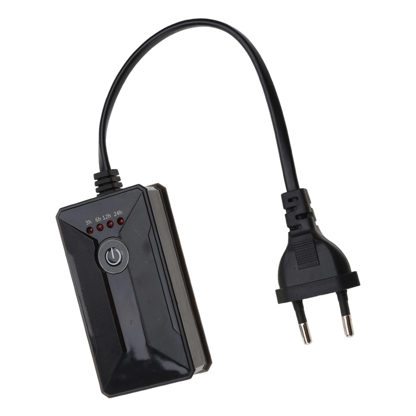 

Auto On/Off Outlet Timer 4 Presets Mechanical Control For Fish Tanks Grow Lights Holiday Decor 100W 110V 220V Operation чорний