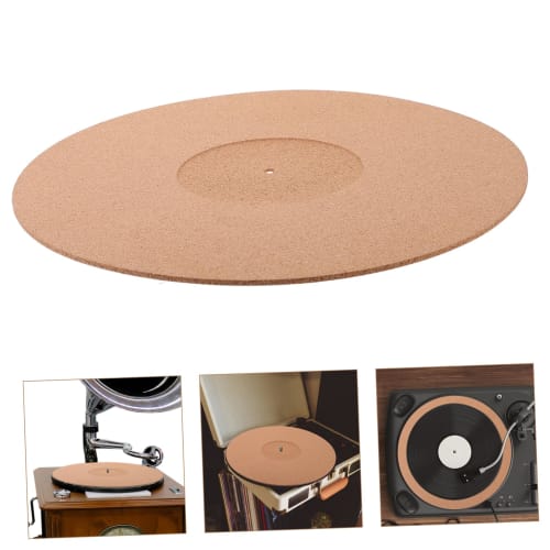 BESPORTBLE Soft Anti-Static Turntable Slip Mat, Record Protector Pad with Shock Absorption Design, Turntable Compatible, Protective Cushion for Record
