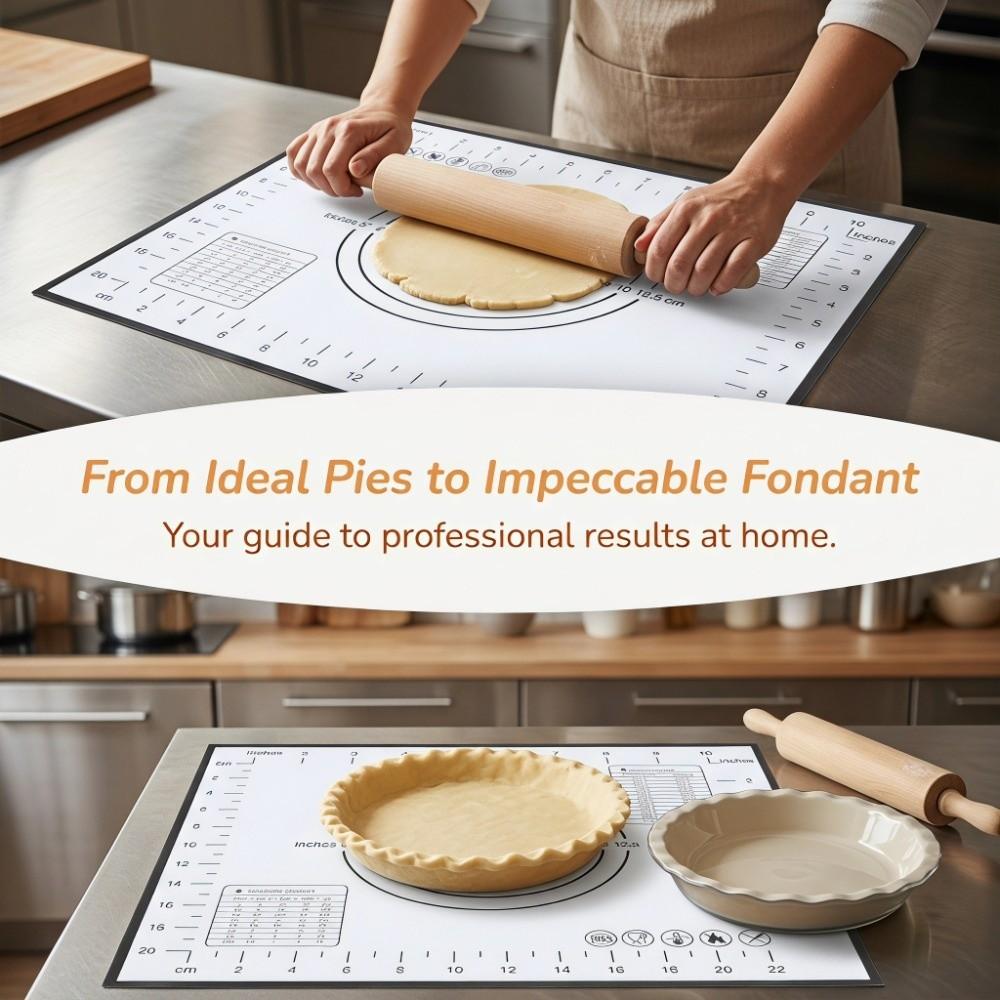 Fiberglass Dough Rolling Mat Food Grade Silicone Heat Resistant Baking Mat Home Kitchen