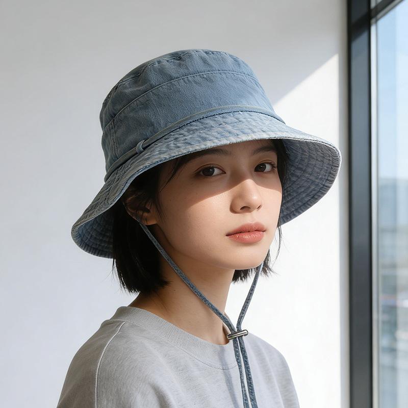 

Spring and summer shading breathable basin hat men s and women s same hat versatile outdoor tether mountaineering hat M（56-58cm）