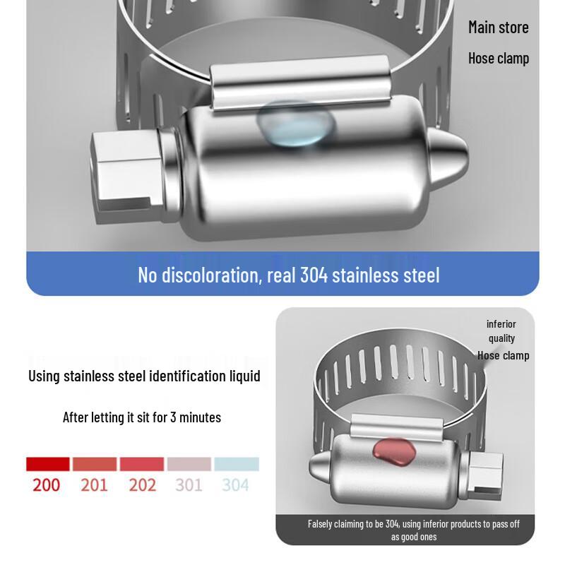 Alliance 304 Stainless Steel Hose Clamp Set