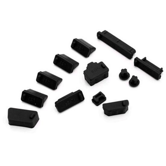 13 Stück/Set Universal Laptop Anti-Staub Anschlüsse Notebook Silikon Abdeckung Stecker Kappe