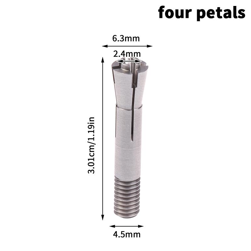 Dental Three-Lobed Four-Lobed Spring Small Engraving Machine Accessories Converter Chuck Dentistry Tool