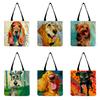 Cartoon Shoulder Bag Women Animal Dog Shopping Bag Teen Casual Bagel Dog Tote Bag Men Beagles Handbag