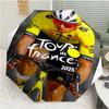 Tour de France Print Automatic Umbrella, 8 Rib Iron Frame, Plastic Handle, Suitable for Outdoor Travel &Daily , Ideal Gift