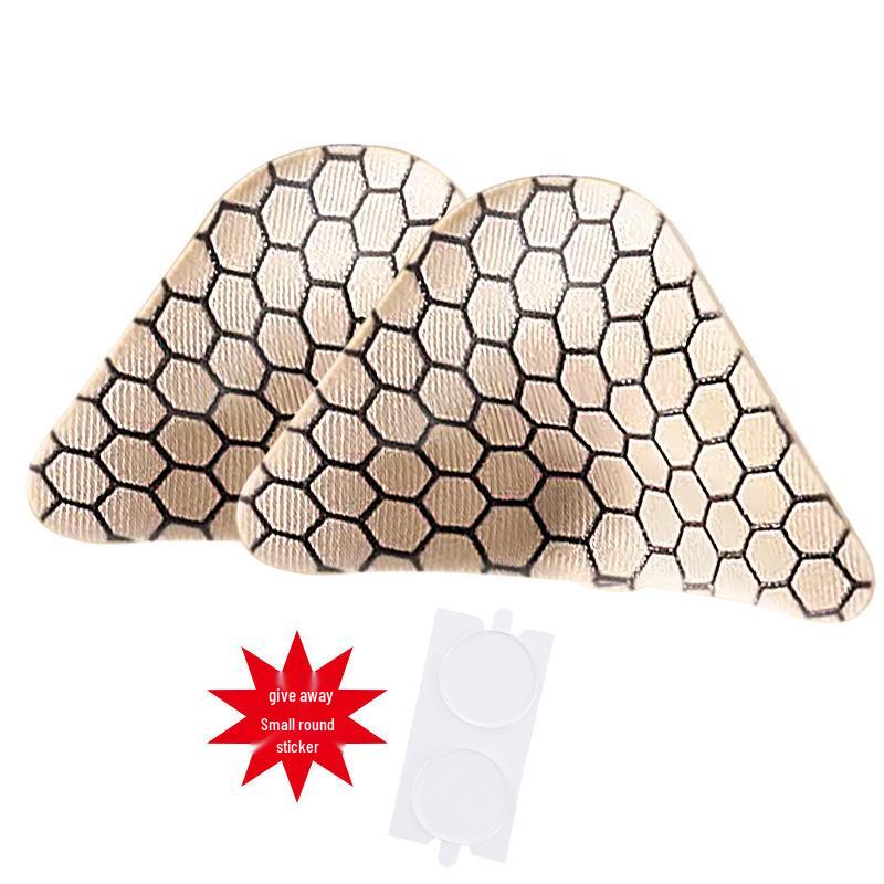 Honeycomb No-Glue Heel Stickers: Anti-Slip, Anti-Abrasion Shoe Size Adjuster for Loose High Heels