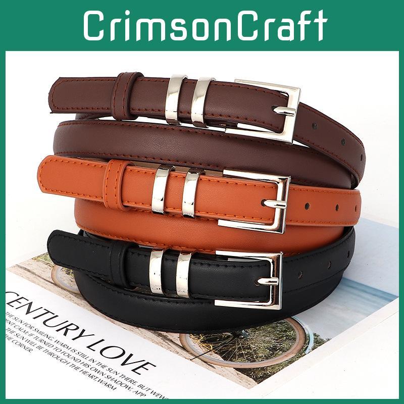 Pu Womens Fashion Leather Belt With Fine Alloy Buckle For Office Outings And