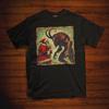 Krampus Vs Santa Claus Shirt, Merry Creepmas Shirt, Dark Holiday Apparel, Vintage-Style Christmas Shirt, Dark Folklore Shirt Gift Idea