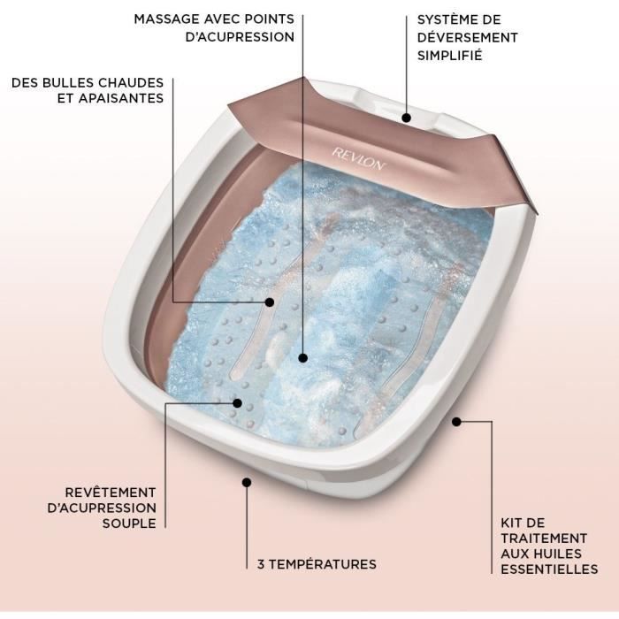 Balnéothérapie revlon ultimate indulgence foot spa