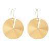 Retro Twisted Statement Earrings for Women Party Wedding Temperament Jewelry Geometry Golden Silver Color Metal Earrings