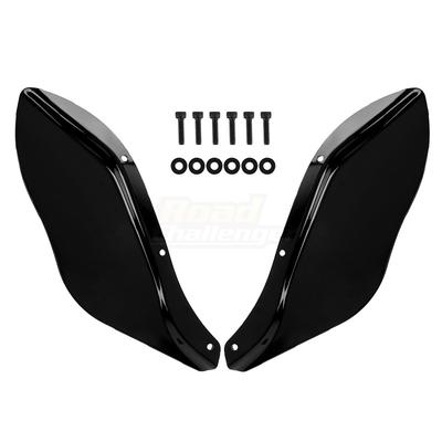 1 Pair Motorcycle ABS Batwing Fairing Black Side Wing Deflector For Harley Touring Electra Glide Street Tri Glide 1996-2013
