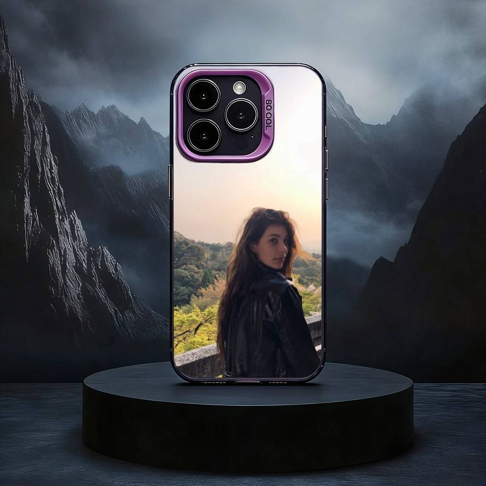 Camila Morrone Actress Phone Case For iPhone17,16,15,14,13,12,11 Plus,Pro Max Black Candy silver phone case iPhone17