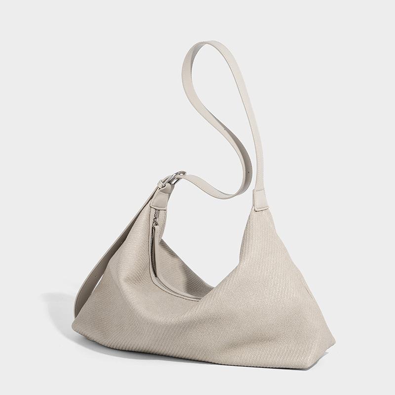 2025 New Autumn Winter Niche Single Shoulder Underarm Tote Bag Korean Style Large Bag Women's Fashion Crossbody Bag