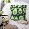 Cute Avocado Fruit Pillowcase Soft Polyester Cushion Cover Decorations Throw Pillow Case Cover Home Square X