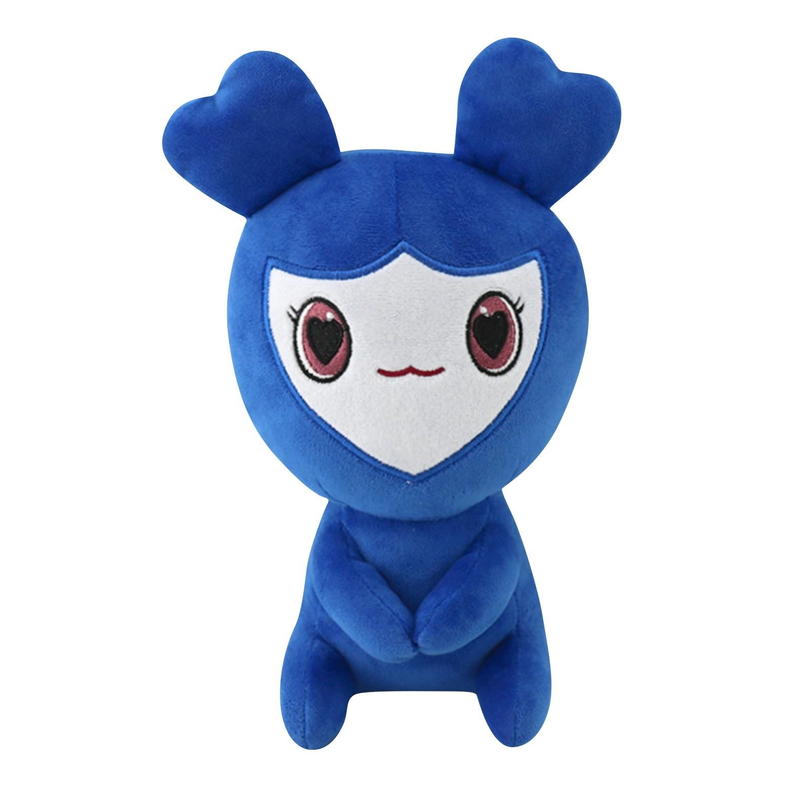 

Симпатичные плюшевые игрушки дважды, креативные декоративные подарочные украшения One Size синий