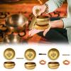 Nepal Tibetan Buddhist Bowl Handmade Singing Bowl Set Temple Altar Table Turn Copper Bowl Meditation Singing Bowl