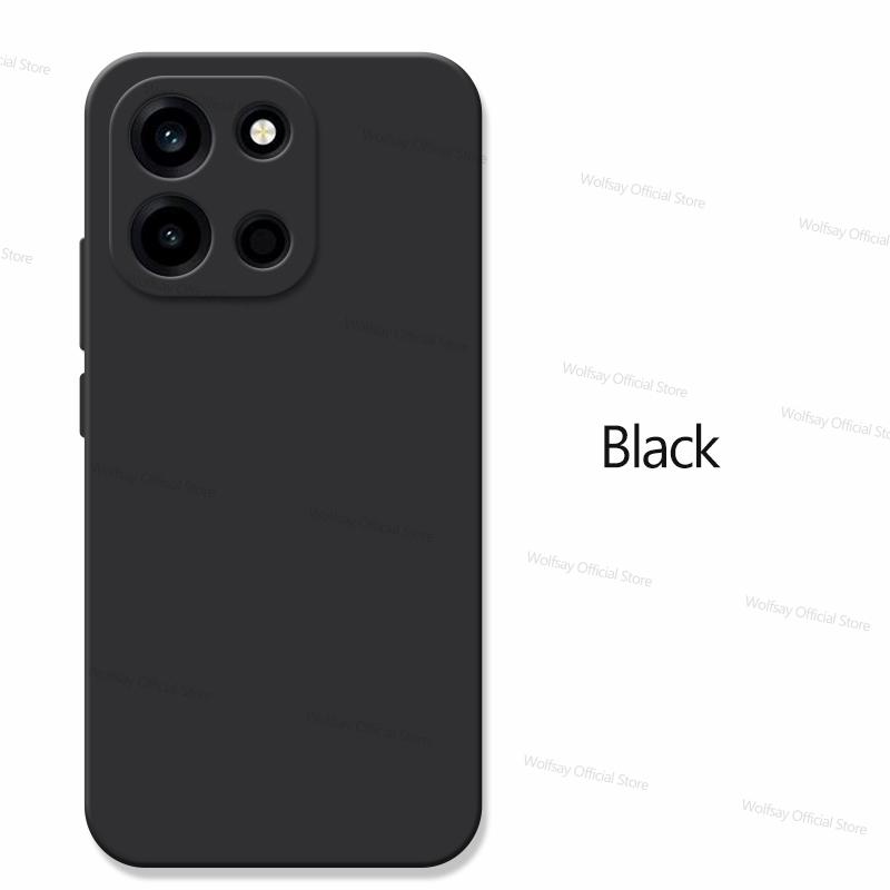 Чехол для OnePlus Turbo 6 Чехол-бампер для OnePlus Turbo 6 Funda Роскошный ударопрочный ТПУ Жидкий силикон Защитная крышка для телефона OnePlus Turbo6 Oneplus Turbo 6 чёрный