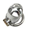FRRK 6cm  SM Male Chastity Device Chastity Lock Penis in Cage with Keyholder Metal Chastity Cage for Man