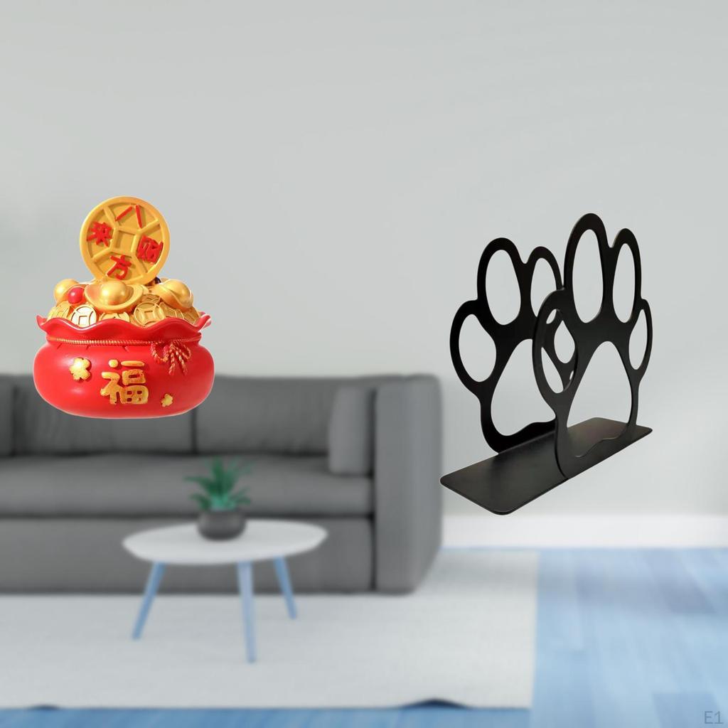 Festival Cornucopia Treasure Ornament And Cute Dog Paw Iron Tissue Dispenser for Home Decor