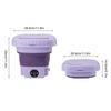 11L Portable Washing Machine Small Washer Foldable Washer and Spin Dryer