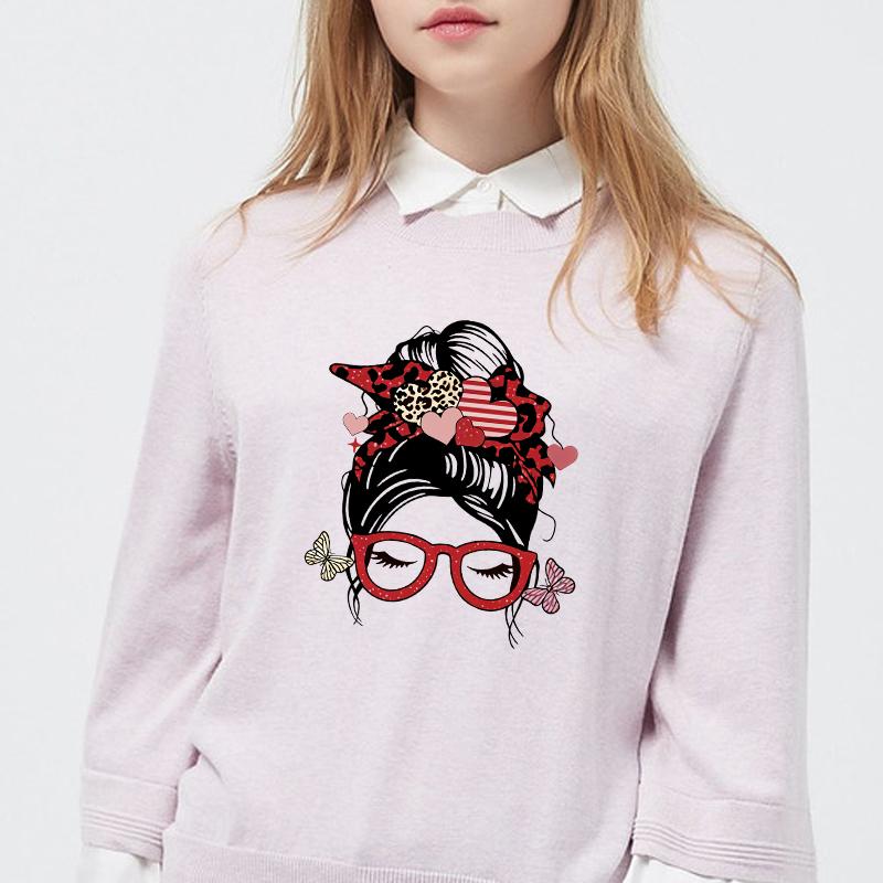 Valentinstag Schmelzkleber-Aufkleber, Kleidung Schmelzkleber-Aufkleber, T-Shirt-Aufkleber, DIY T-Shirt-Aufnäher, Kleidung Geschenke