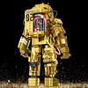 Technical City Space Astronaut Figures Model Building Blocks Exploring Gold Collection Edition Spaceman  Bricks Toys Kid Gift