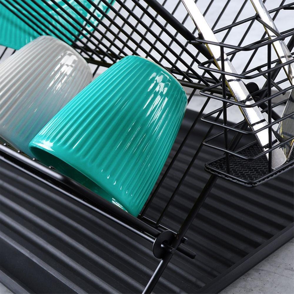 Drainer for Dishes, Cutlery, Plates, Two-level, Two-tier, Standing