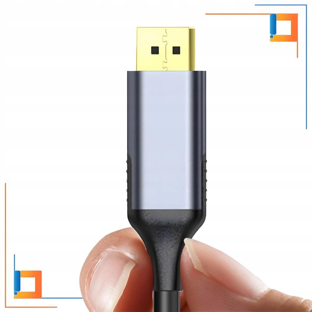 Co2 Hdmi Cable To Displayport 1.4 Adapter Hdmi Dp Fhd 240Hz 4K 60Hz Hdr 3M