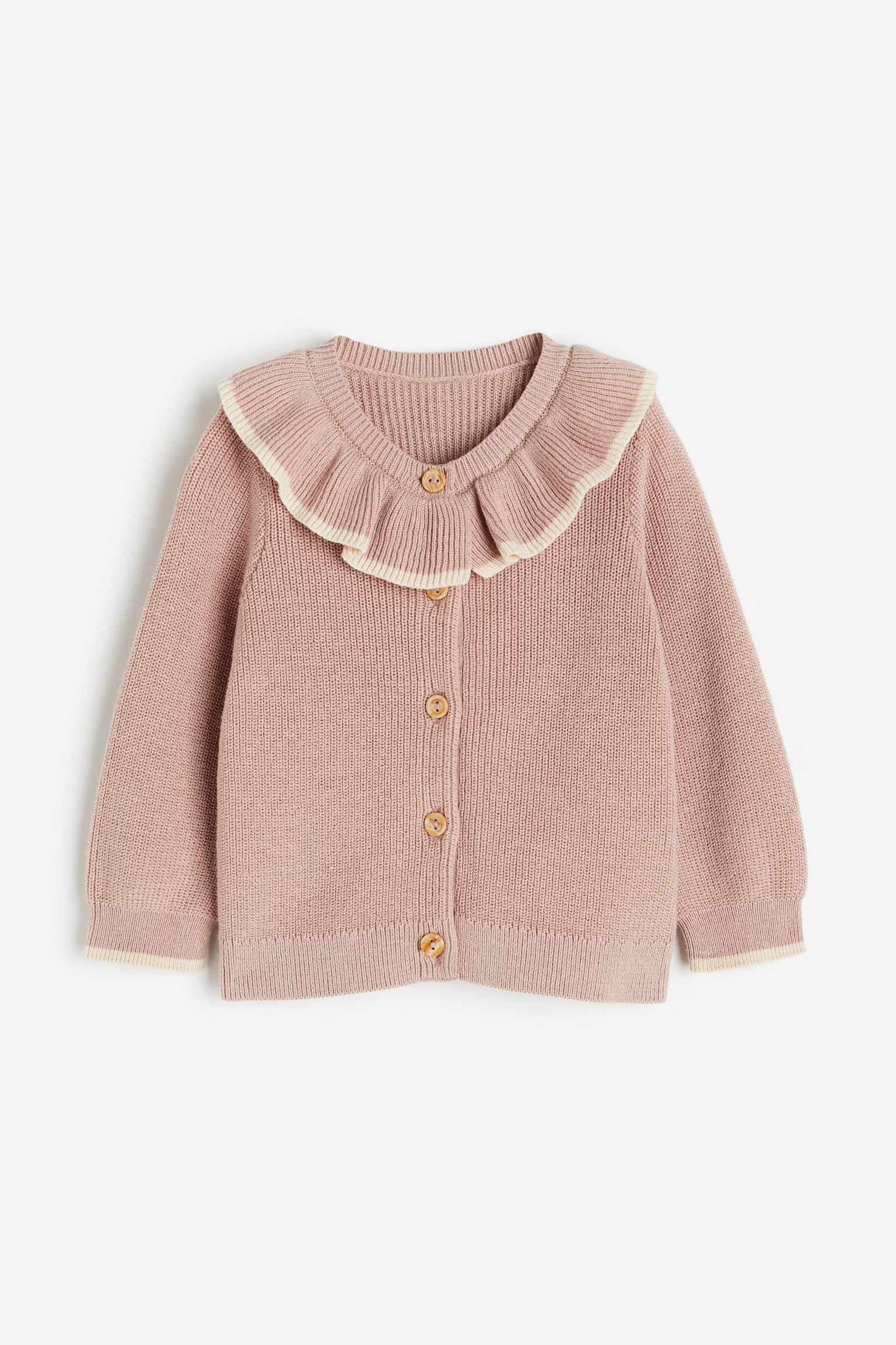 

Collared cardigan