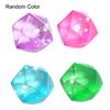 Transparent Rhinestone Squeeze Toy Anxiety Relief Polyhedron Sensory Toy Anti-anxiety Soft Stress Ball Students Office Workers Gift