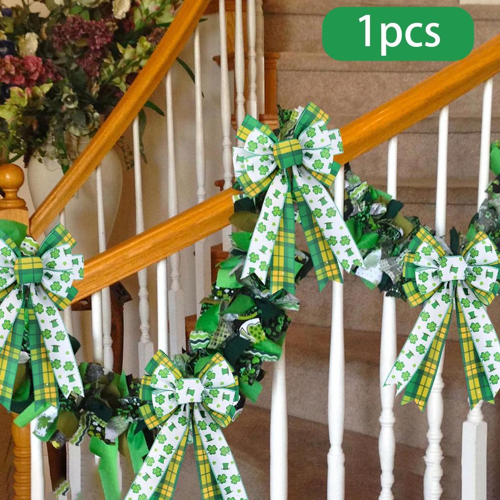 Crown From Saint-with Irish St. 'S Decor Polyester Outdoor Bowknot Tree Facing for Wall