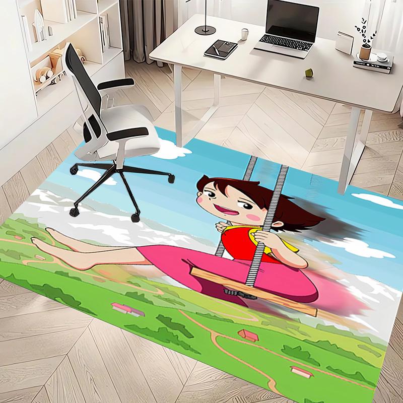 1pc Heidi1 Print Area Rug - Soft, Washable Non-Slip Indoor Mat, Living Room, Home Office Decorative Rug,Office Decorative