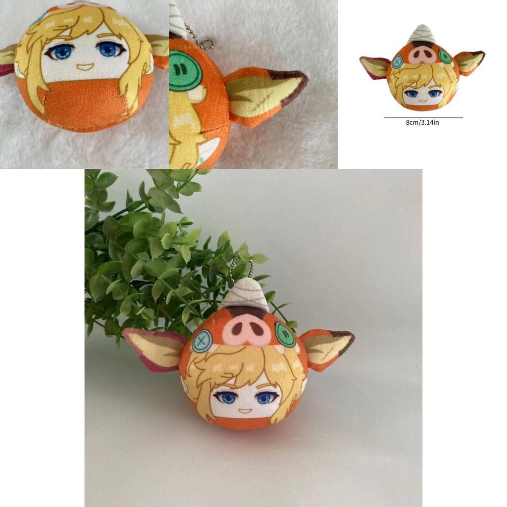 Brinquedo de Pelúcia Link de The Legend of Zelda com Chapéu de Cabeça de Porco Orelhas Macio e Fofo Boneco de Pelúcia 8cm