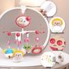 Rattle Toy Bedside Bell: Soothing Projection Light & Music for Infants (0-1 Year)