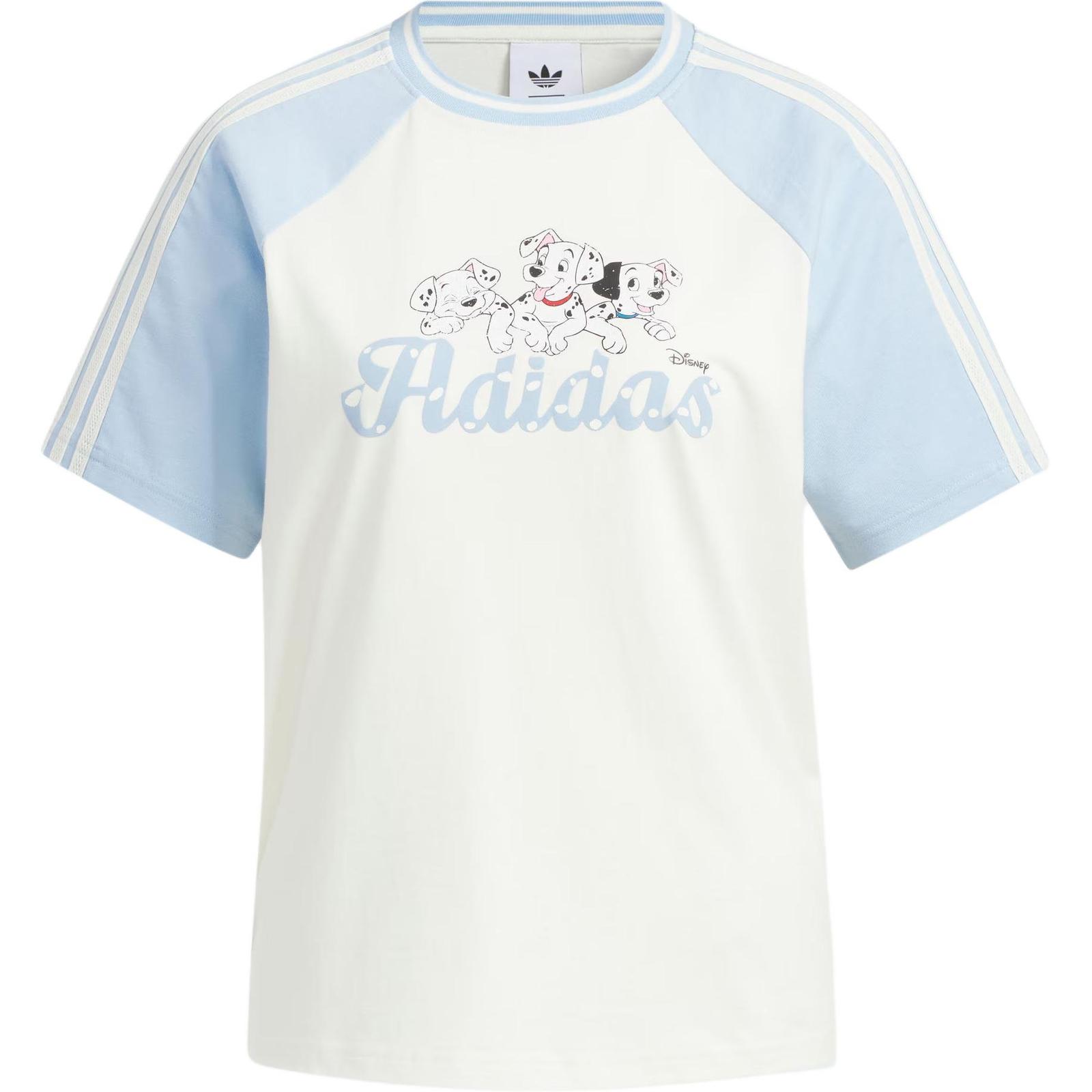 Adidas Originals x Disney SS25 Raglan Sleeve T Shirt Women s KG6698 L