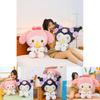 Large Cute Melodic Plush Toy With Bottle Style Kuromi And My Melody For Girls