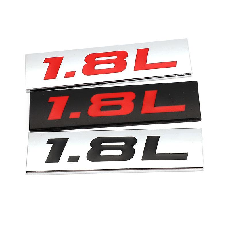 Car Sticker 1.4L 1.5L 1.6L 1.7L 1.8L 1.9L Emblem Badge Decals for f111 SUV Toyota Mini Peugeot Honda Volkswagen VW Focus Hyundai 111F
