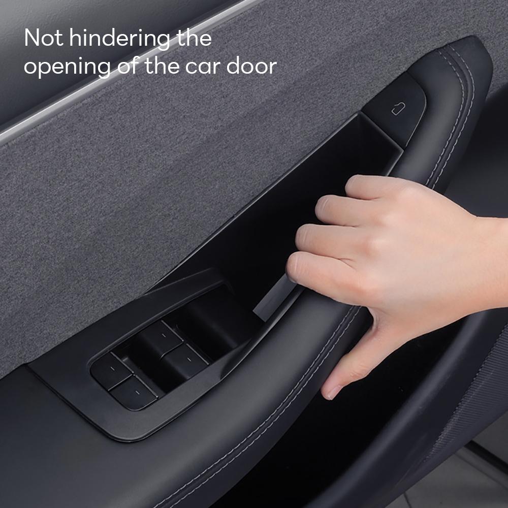 for Tesla Model Y Juniper 2025 Launch Model 3 Highland 2025 Door Side Storage Box Handle Pocket Passenger Storage Tray Container