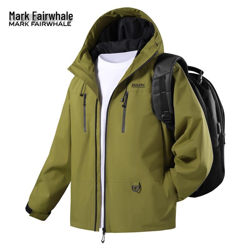 MARK FAIRWHALE Unisex Hooded Windbreaker Jacket