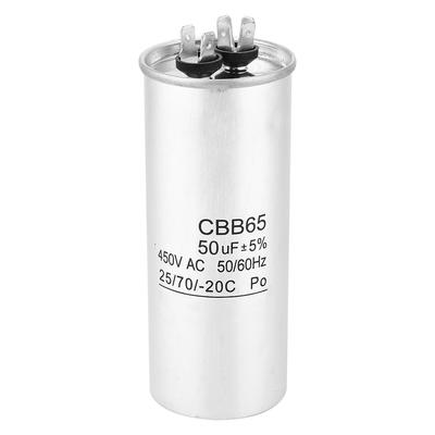 CBB65 450V 50UF Anlaufkondensator Motor Homopolar Elektrolytkondensator für Klimaanlage